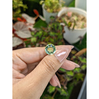 5.57 Ct. Yellowish Green Prasiolite from Brazil Life Style
