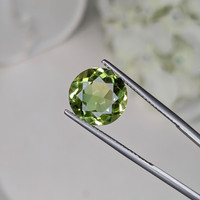 5.77 Ct. Yellowish Green Prasiolite from Brazil Life Style