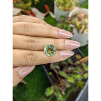 6.19 Ct. Yellowish Green Prasiolite from Brazil Life Style