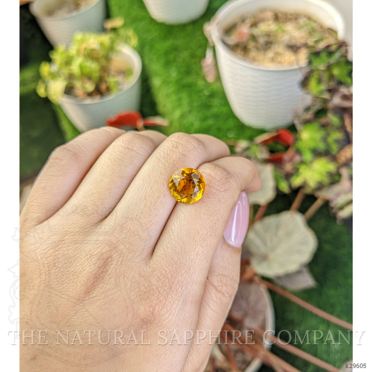 5.14 Ct. Yellowish Orange Citrine from Brazil
