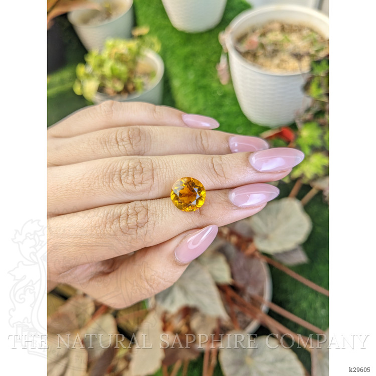 5.14 Ct. Yellowish Orange Citrine from Brazil