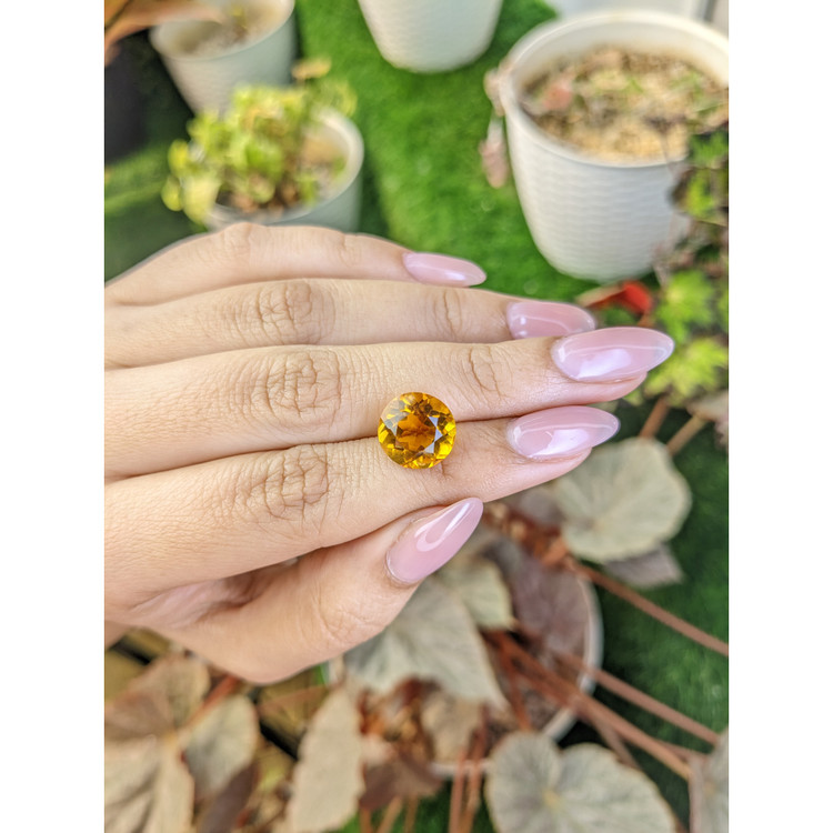 5.14 Ct. Yellowish Orange Citrine from Brazil