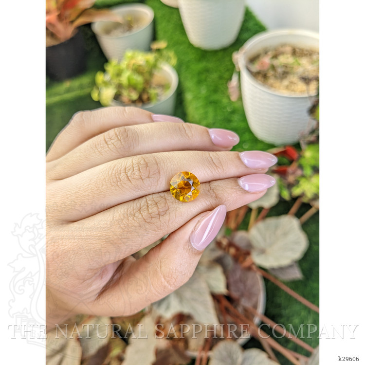 4.77 Ct. Orangish Yellow Citrine from Brazil