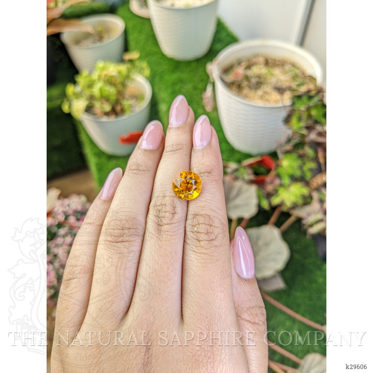 4.77 Ct. Orangish Yellow Citrine from Brazil