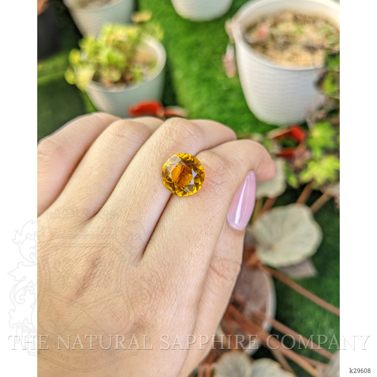 5.92 Ct. Yellowish Orange Citrine from Brazil