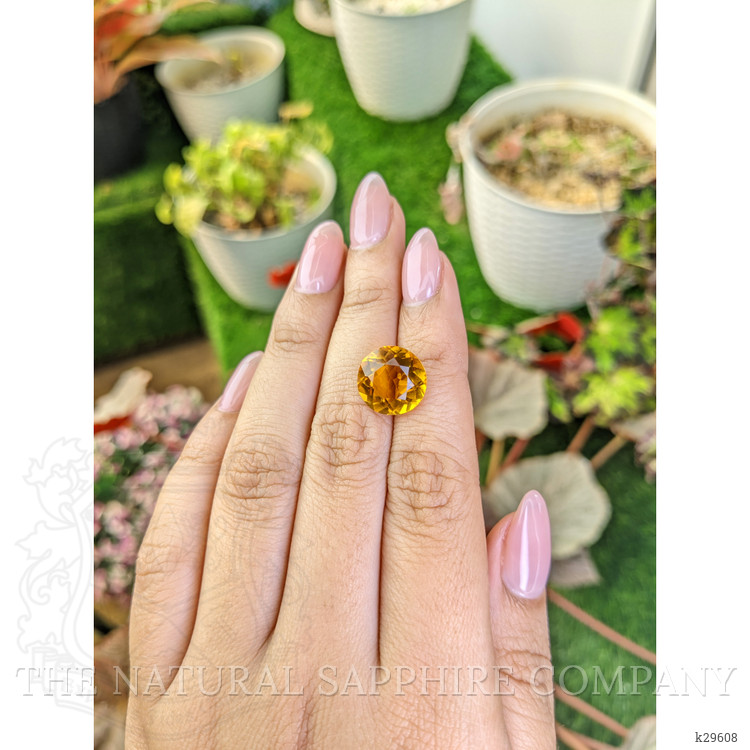 5.92 Ct. Yellowish Orange Citrine from Brazil