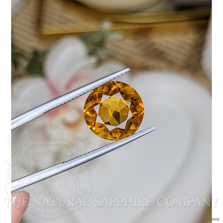 5.92 Ct. Yellowish Orange Citrine from Brazil