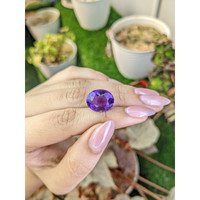 10.01 Ct. Purple Amethyst from Brazil Life Style