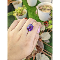 10.01 Ct. Purple Amethyst from Brazil Life Style