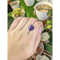 5.68 Ct. Purple Amethyst from Brazil Life Style