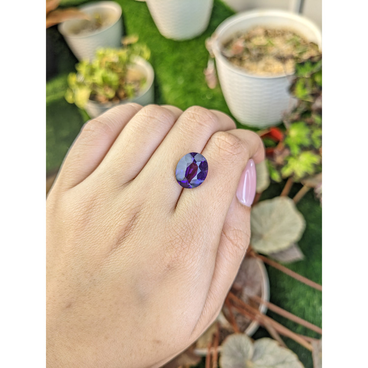 5.68 Ct. Purple Amethyst from Brazil