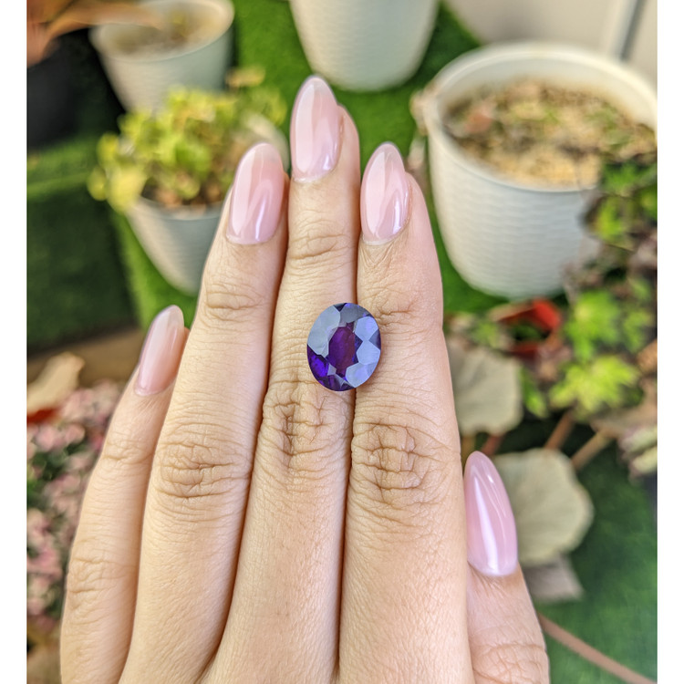 5.68 Ct. Purple Amethyst from Brazil