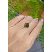 3.93 Ct. Yellowish Green Peridot from Pakistan Life Style