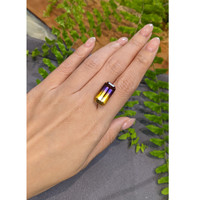 11.36 Ct. Bi Color Ametrine from Madagascar Life Style