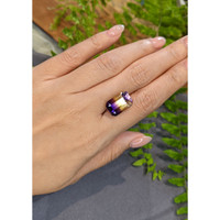 10.65 Ct. Bi Color Ametrine from Madagascar Life Style