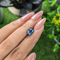 1.58 Ct. Blue Cobalt Spinel from Tanzania Life Style