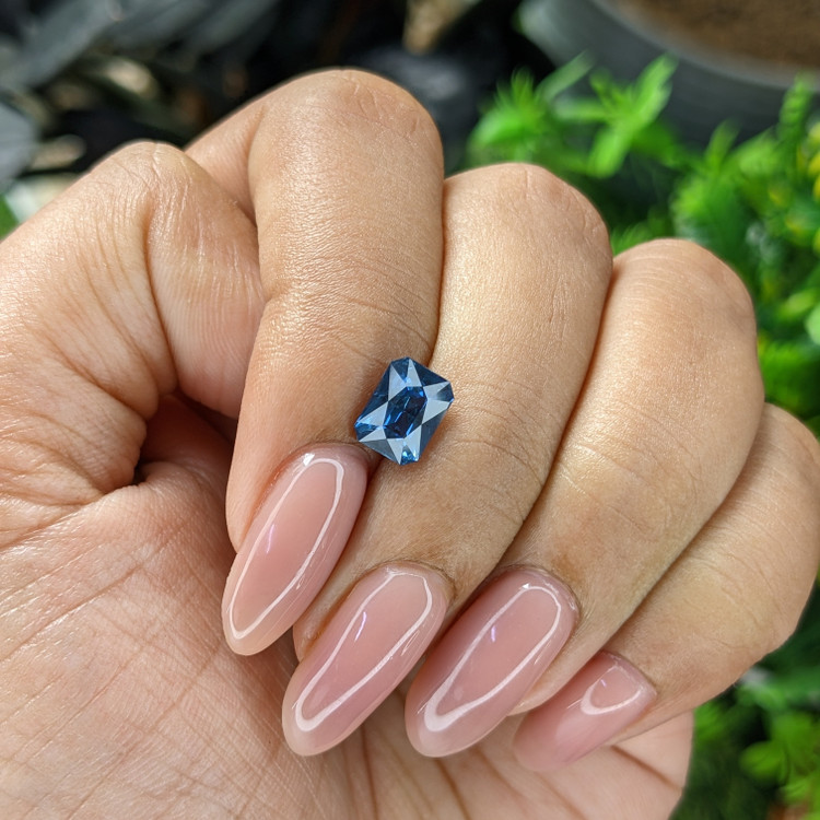 1.58 Ct. Blue Cobalt Spinel from Tanzania