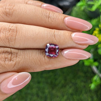 2.66 Ct. Purplish Pink Spinel from Tanzania Life Style