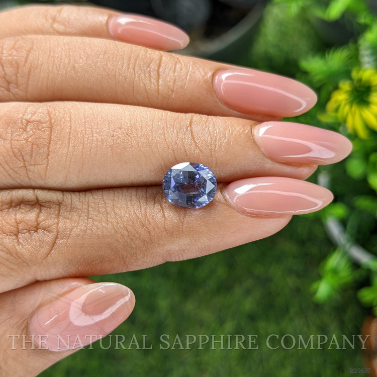2.55 Ct. Bluish Purple Spinel from Tanzania