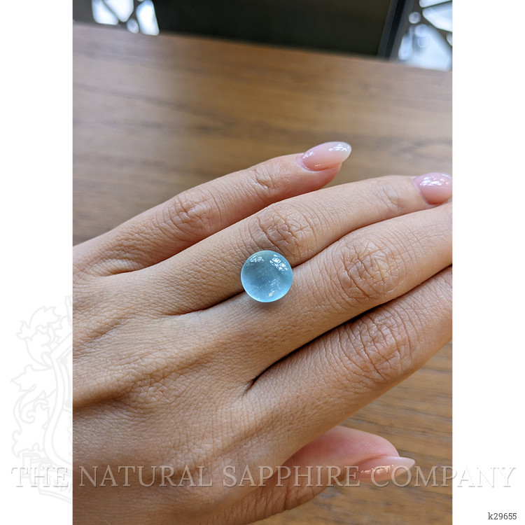 4.42 Ct. Blue Cabochon Aquamarine from Brazil