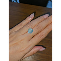 4.42 Ct. Blue Cabochon Aquamarine from Brazil Life Style
