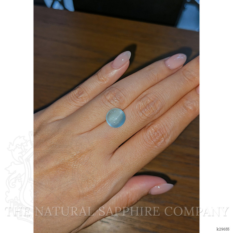 4.42 Ct. Blue Cabochon Aquamarine from Brazil