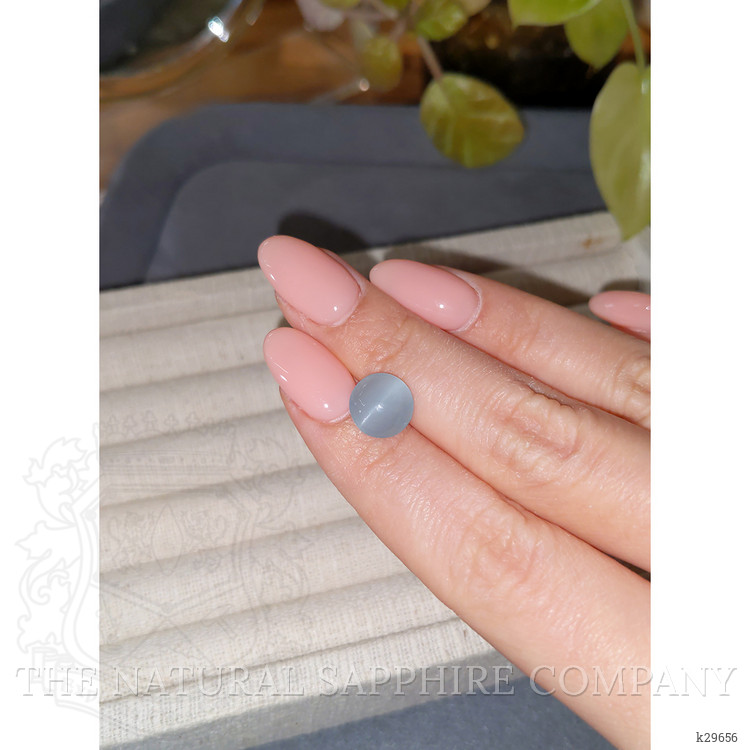 3.85 Ct. Blue Cabochon Aquamarine from Brazil