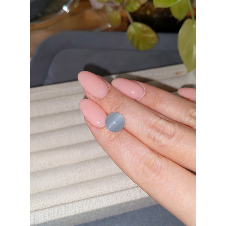 3.85 Ct. Blue Cabochon Aquamarine from Brazil