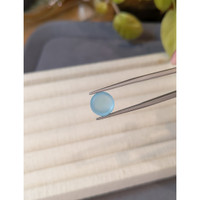 3.85 Ct. Blue Cabochon Aquamarine from Brazil Life Style