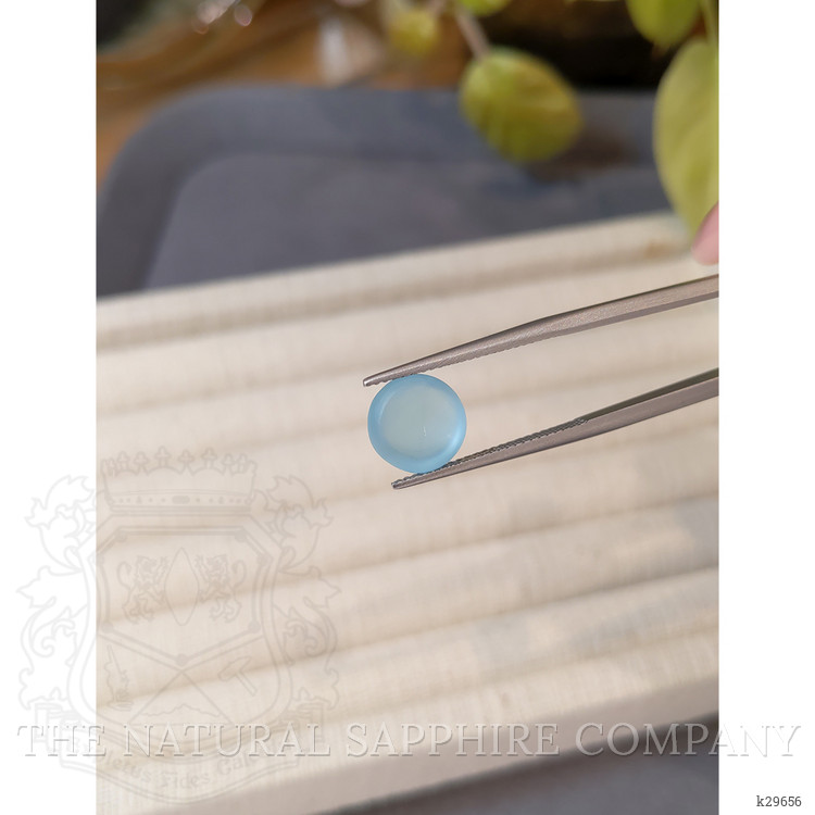 3.85 Ct. Blue Cabochon Aquamarine from Brazil