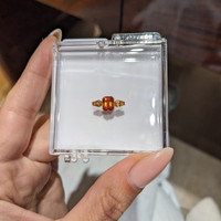 1.45 Ct. Orange Garnet from Ceylon (Sri Lanka) Life Style