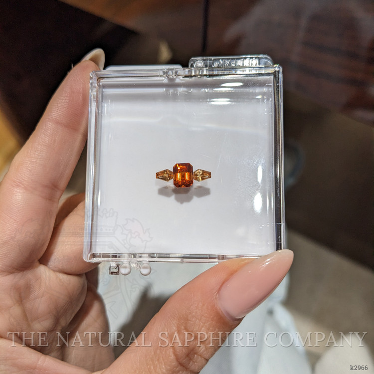 1.45 Ct. Orange Garnet from Ceylon (Sri Lanka)