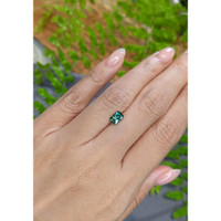 0.83 Ct. Bluish Green Tourmaline from Afghanistan Life Style