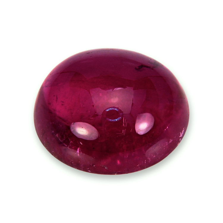 13.33 Ct. Purplish Red Cabochon Rubellite Tourmaline from Nigeria