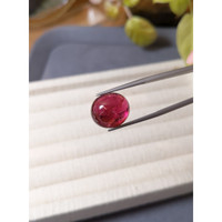 13.33 Ct. Purplish Red Cabochon Rubellite Tourmaline from Nigeria Life Style