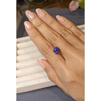 2.70 Ct. Violetish Blue Tanzanite from Tanzania Life Style