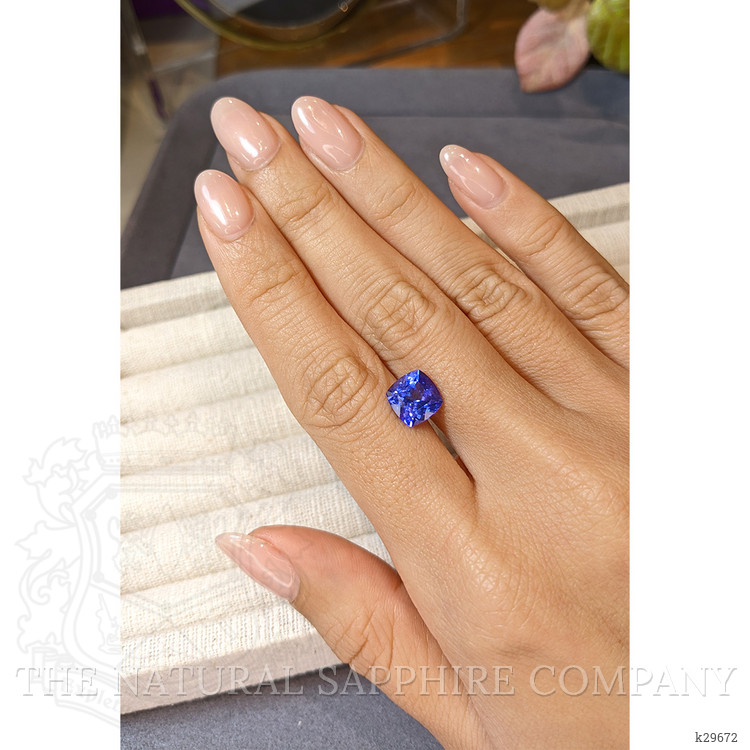 3.07 Ct. Violetish Blue Tanzanite from Tanzania