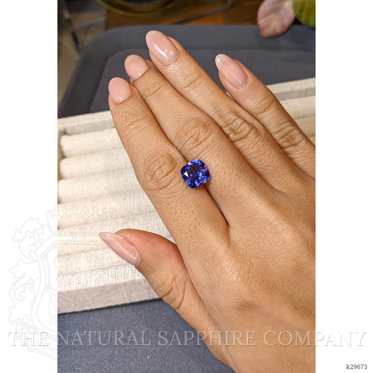 2.84 Ct. Violetish Blue Tanzanite from Tanzania