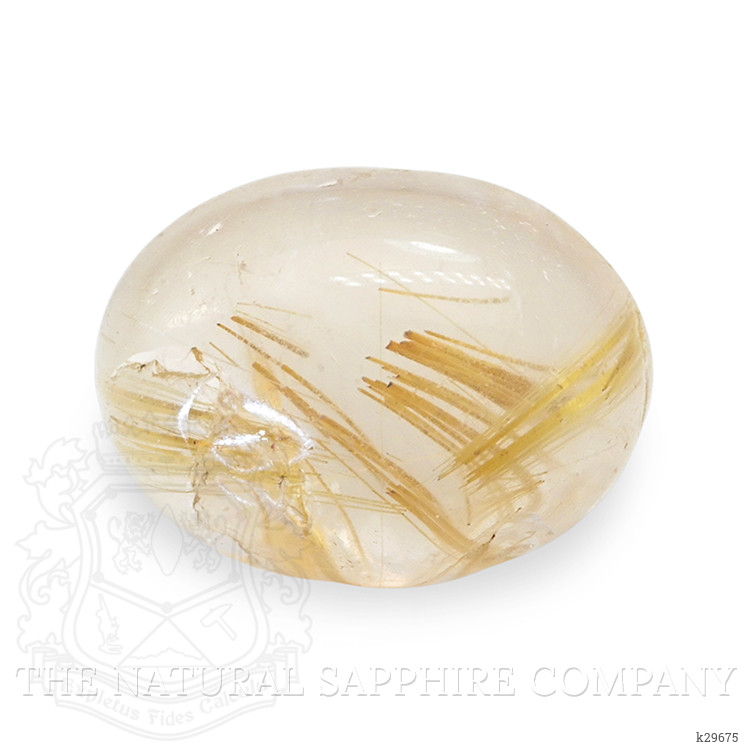 1.46 Ct. Brown Cabochon Rutilated Quartz from Brazil