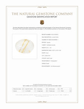 1.34 Ct. Multi Color Cabochon Rutilated Quartz from Brazil Scan Report