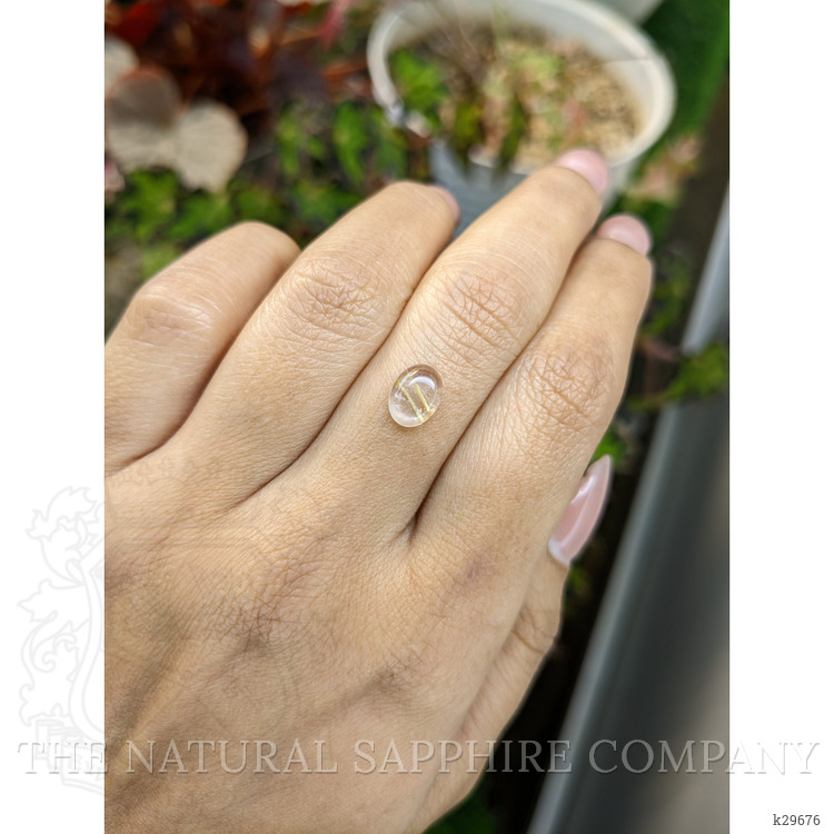 1.34 Ct. Multi Color Cabochon Rutilated Quartz from Brazil