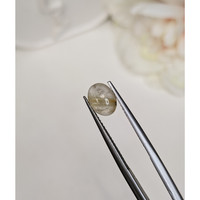 1.36 Ct. Multi Color Cabochon Rutilated Quartz from Brazil Life Style