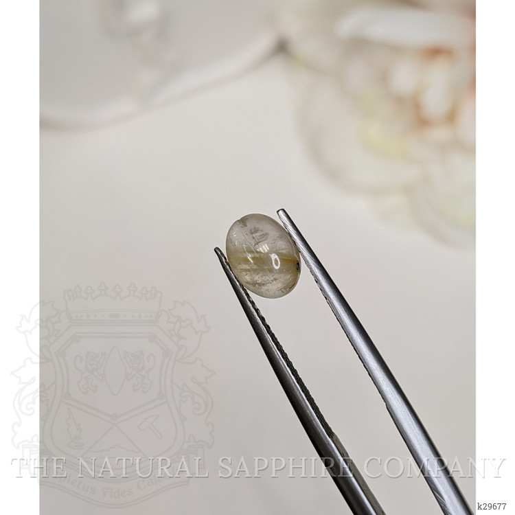 1.36 Ct. Multi Color Cabochon Rutilated Quartz from Brazil