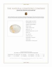 1.54 Ct. Multi Color Cabochon Rutilated Quartz from Brazil Scan Report