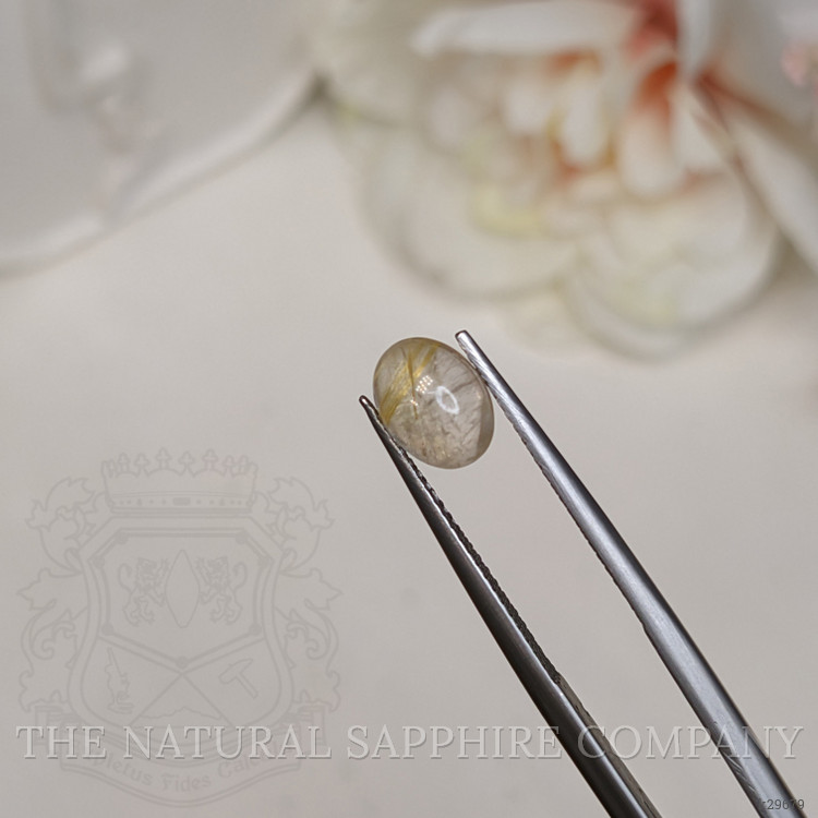 1.54 Ct. Multi Color Cabochon Rutilated Quartz from Brazil