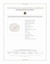 1.39 Ct. Multi Color Cabochon Rutilated Quartz from Brazil Scan Report
