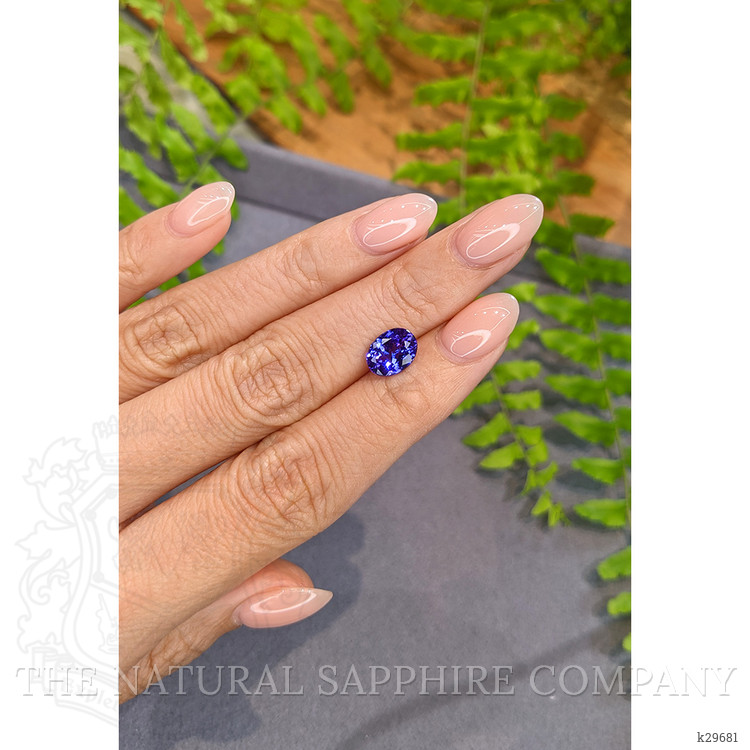 1.84 Ct. Violetish Blue Tanzanite from Tanzania