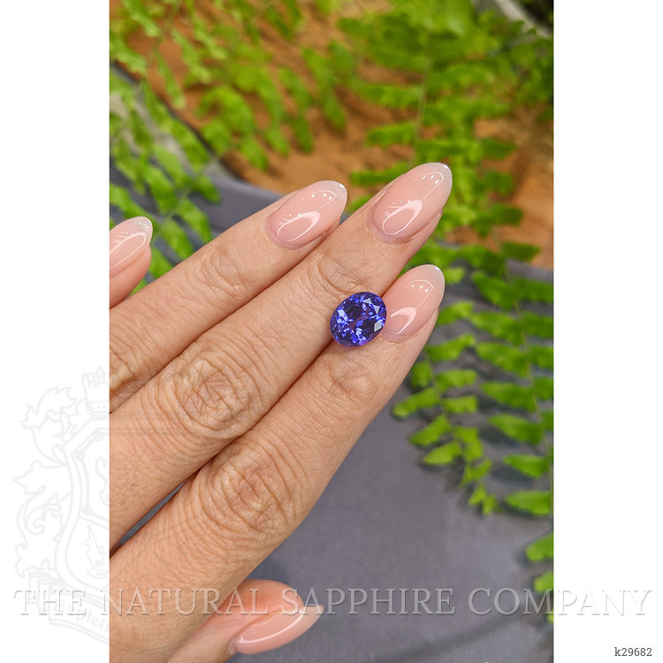 2.82 Ct. Violetish Blue Tanzanite from Tanzania