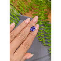 3.17 Ct. Violetish Blue Tanzanite from Tanzania Life Style