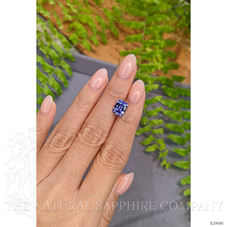 2.35 Ct. Violetish Blue Tanzanite from Tanzania